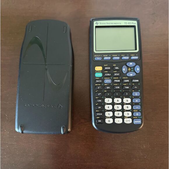 Texas Instruments TI-83 Plus Graphing Calculator w/ Cover Tested & Working - Picture 3 of 5